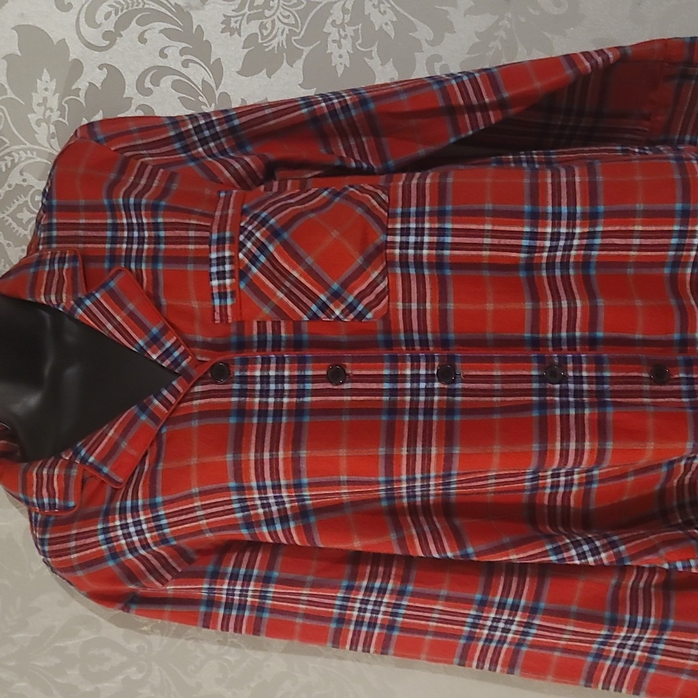 Wondershop Red Plaid Women's Pajama Top
